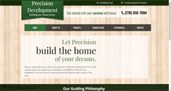 Desktop Screenshot of precisiondevelopment.us