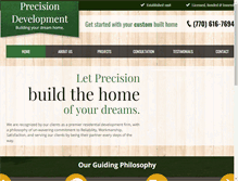 Tablet Screenshot of precisiondevelopment.us